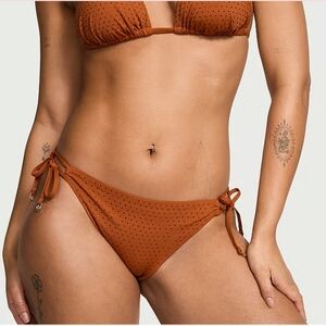Victoria's Secret Apple Cinnamon Diamante Side-Tie Bikini Bottom